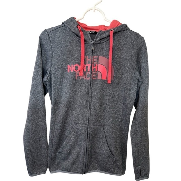 The North Face Jackets & Blazers - The North Face Full Zip Hooded Thumbhole Split Kangaroo Pocket Jacket